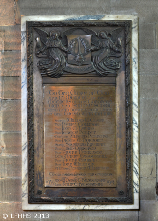 Manchester Road Methodist Church - War Memorial